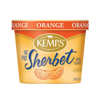 Kemps Fat Free Orange Sherbet - 1.69 Qt. - Image 1