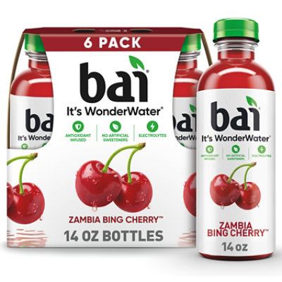 Bai Zambia Bing Cherry - 6-14 Fl. Oz - Image 1