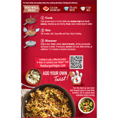 Hamburger Helper Pasta Beef With Rich Beef Flavor - 5.9 Oz - Image 8