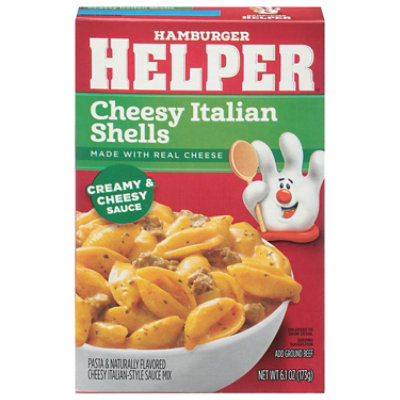 Hamburger Helper Pasta Cheesy Italian Shells 6.1oz Box - 6.1 OZ - Image 3