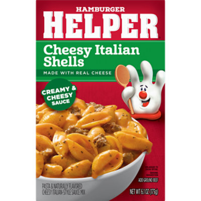 Hamburger Helper Pasta Cheesy Italian Shells 6.1oz Box - 6.1 OZ - Image 2