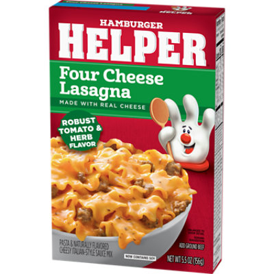 Hamburger Helper Pasta Four Cheese Lasagna 5.5oz - 5.5 OZ - Image 2