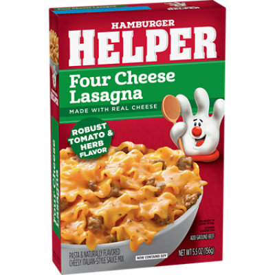Hamburger Helper Pasta Four Cheese Lasagna 5.5oz - 5.5 OZ - Image 3