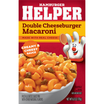 Hamburger Helper Pasta Double Cheeseburger Macaroni 6oz - 6 OZ - Image 1