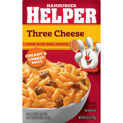 Hamburger Helper Pasta Three Cheese 6oz - 6 OZ