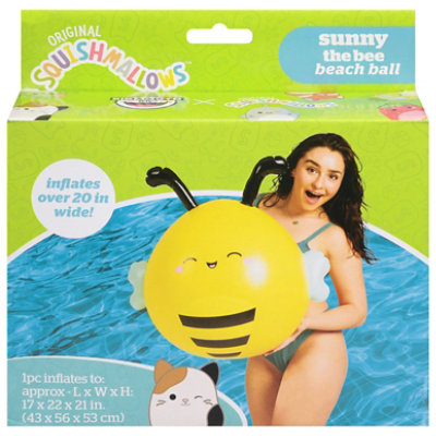 Squishmallows Sunny The Bee Beach Ball - Each - Image 1