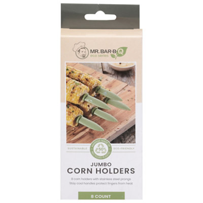 Mr. Bar-B-Q Jumbo Corn Holders - 8 Count - Image 2