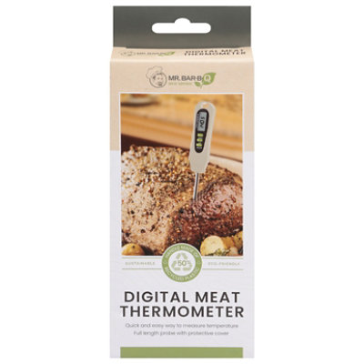 Mr Bar B Q  Sustainable Packaging Digital Meat Thermometer 1 Count - Each - Image 3