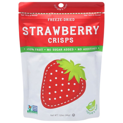 Natures Turn Freeze Dried Strawberry Crisps - 1.2 Oz - Image 3