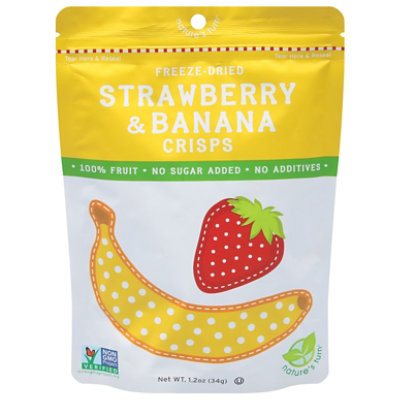 Nature's Turn Freeze Dried Strawberry & Banana Crisps - 1.2 Oz - Image 3