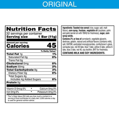 Kelloggs Rice Krispies Treats Original Mini Squares - 12.4 Oz - Image 2