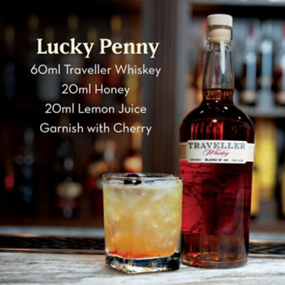 Traveller Blended Whiskey 90 Proof - 750 Ml. - Image 4