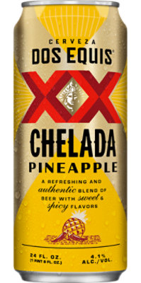 Dos Equis Chelada Pineapple In Cans -  24 Fl. Oz - Image 3