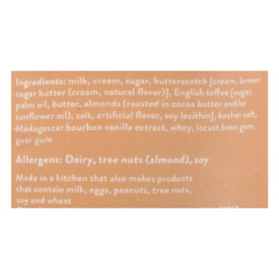 Scoops On Tap Ice Cream Butterscotch Toffee - 16 Oz - Image 5