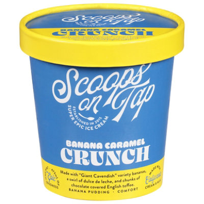 Scoops On Tap Ice Cream Caramel Crunch - 16 Oz - Image 3