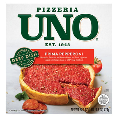 Pizzeria UNO 9 Inch Chicago Style Deep Dish Prima Pepperoni Pizza - 27.3 Oz - Image 2