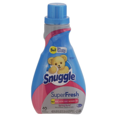 Snuggle Liquid Fabric Conditioner 5 In 1 Super Fresh, Spring Burst - 42.8 Fl. Oz. - 42.8 FZ - Image 3