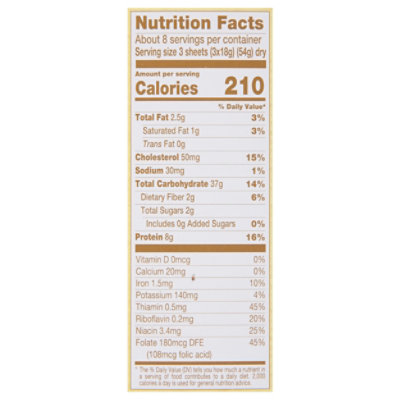 Dececco Egg Lasanga - 16 Oz - Image 4