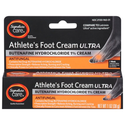 Signature Care Butenafine Athletes Foot Ultra Cream Box - 1 Oz - Image 3