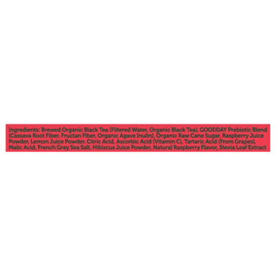 Halfday Tea Iced Prebiotic Raspberry - 12 Fl. Oz. - Image 4