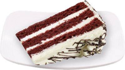 Dogwood Red Velvet Cake Slice - Each - Image 1