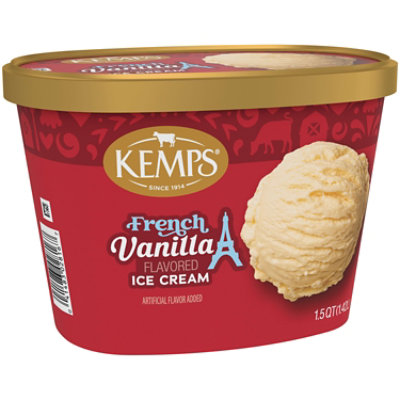 Kemps Old Fashioned French Vanilla Ice Cream - 1.5 Quart - Image 4