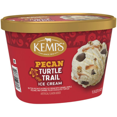 Kemps Pecan Turtle Trail Ice Cream - 1.5-48 Oz - Image 4