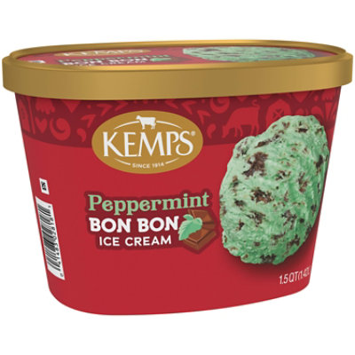Kemps Old Fashioned Peppermint Bon Bon Ice Cream - 1.5-48 Oz - Image 4