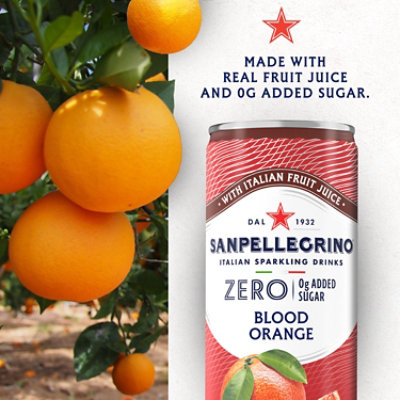 San Pellegrino Aranciata Rossa Zero Sugar - 6-330 Ml - Image 2