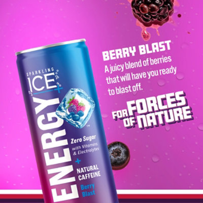 Sparkling Ice Energy Berry Blast - 12 Fl. Oz - Image 1