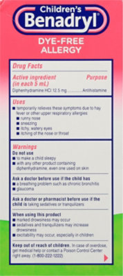 Ch Benadryl Allegy Dyfr Liq Bblgm - 8 Oz - Image 5