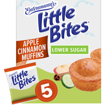 Entenmann's Little Bites Lower Sugar Apple Cinnamon Muffins 5 Pouches - 8.25 Oz - Image 1