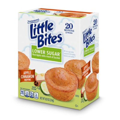 Entenmann's Little Bites Lower Sugar Apple Cinnamon Muffins 5 Pouches - 8.25 Oz - Image 4