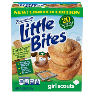 Entenmanns Little Bites Girl Scout Toast-yay Mini Muffins 5 Pouches - 8.25 Oz - Image 2