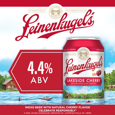 Leinenkugel's Lakeside Cherry In Cans - 12-12 Fl. Oz. - Image 2