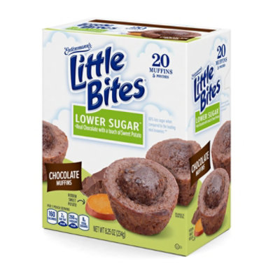 Entenmanns Little Bites Lower Sugar Chocolate Muffins 5 Pouches - 8.25 Oz - Image 4