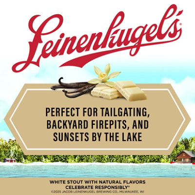 Leinenkugel's White Mocha Stout Beer 5% ABV Cans - 6-12 Fl. Oz. - Image 4