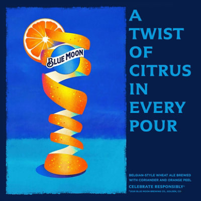 Blue Moon Belgian White Beer In Cans - 19.2 Fl. Oz. - Image 3