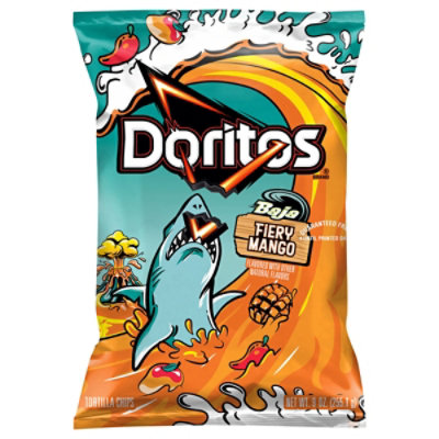 Doritos Tortilla Chips Baja Fiery Mango 7 Count - 9 Oz - Image 2