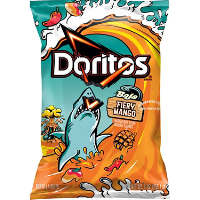 Doritos Tortilla Chips Baja Fiery Mango 7 Count - 9 Oz - Image 1