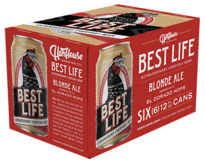 Henhouse Best Life Blonde Ale In Cans 6 Pk -12 Fl. Oz. - Image 1