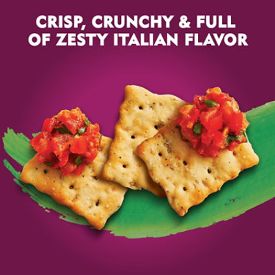 Toasteds Flatbreads Crackers Italian Herb Party Snacks - 8.7 Oz - Image 2