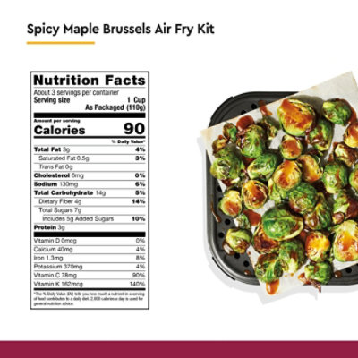 Taylor Farms Air Fry Spicy Maple Brussels Sprouts - 12 Oz - Image 4