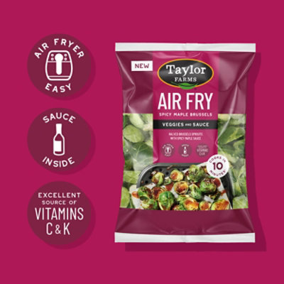 Taylor Farms Air Fry Spicy Maple Brussels Sprouts - 12 Oz - Image 5