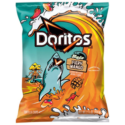 Frito Lay Doritos Baja Fiery Mango Tortilla Chips - 2.62 Oz - Image 3