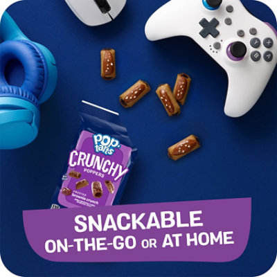 Pop-Tarts Crunchy Poppers Frosted Brownie Crunch Kids Snacks 5 Count - 5 Oz - Image 7