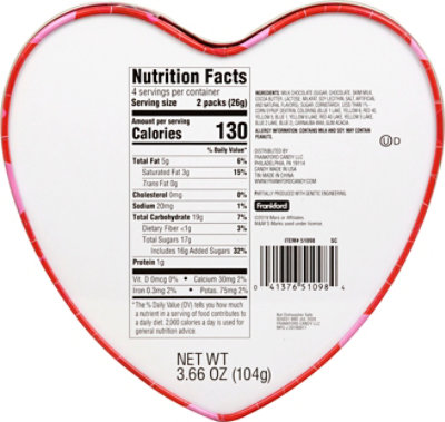 Mw M&M  Heart Tin - 3.66 Oz - Image 5