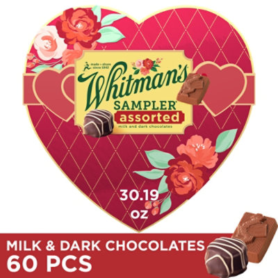 Whitmans Astd Choc Jumbo Heart - 30.19 Oz - Image 1