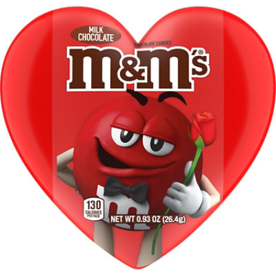 M&Ms Funsize Plastic Heart - 0.93 Oz - Image 1
