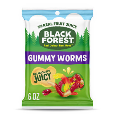 Black Forest Gummy Worms Fruit Flavor - 6 Oz - Image 1